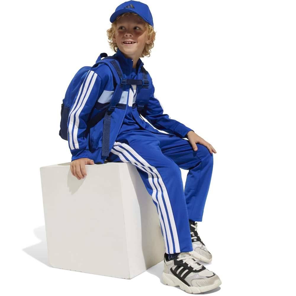 ADIDAS LITTLE KIDS SEASONAL ESSENTIALS TIBERIO 3 STRIPES TRICOT TRACKSUIT