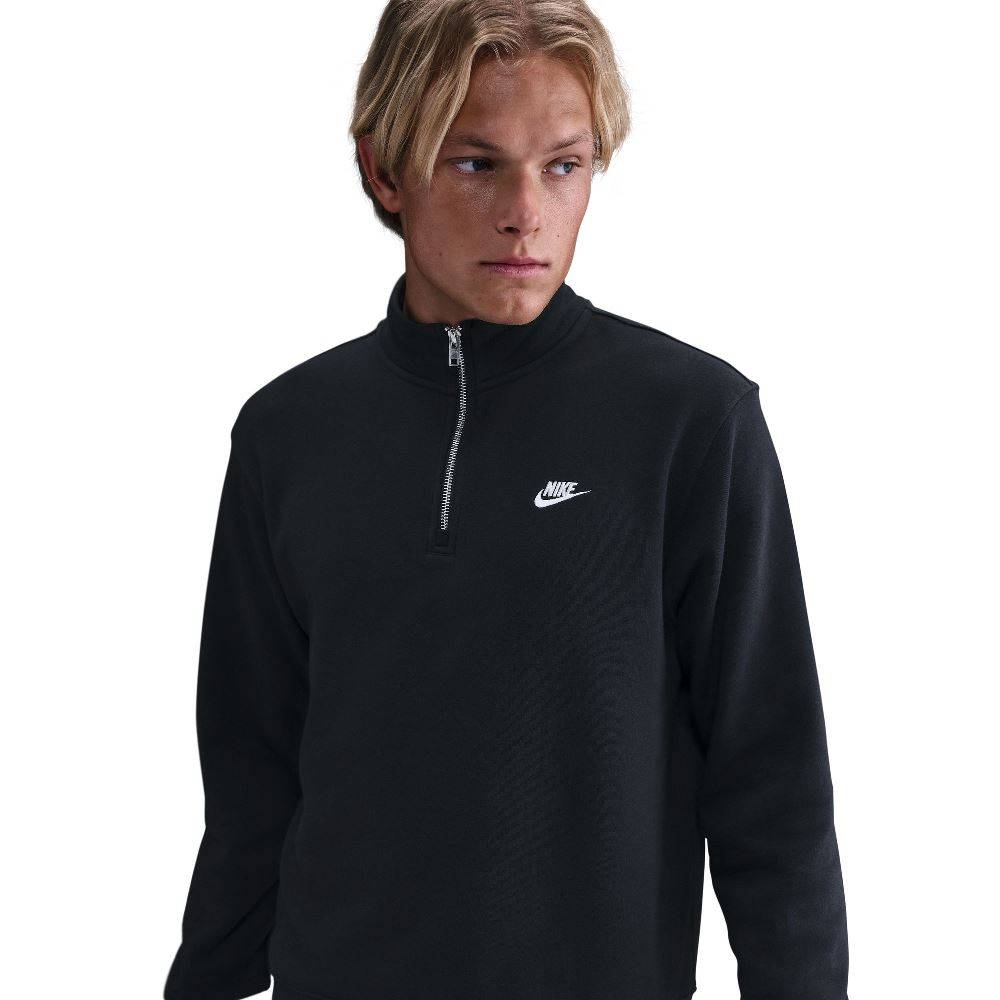NIKE CLUB HALF-ZIP FLEECE TOP