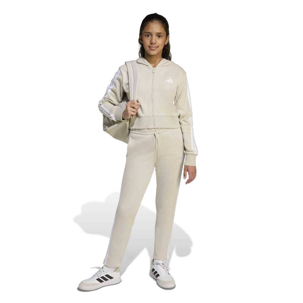 ADIDAS GIRLS ESSENTIALS FULL ZIP HOODIE