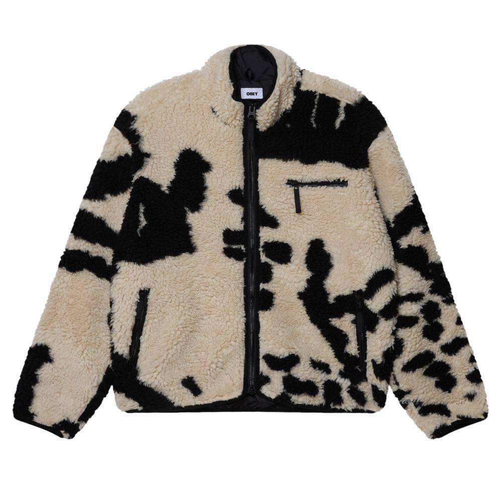 OBEY SHAGGY SHERPA JACKET