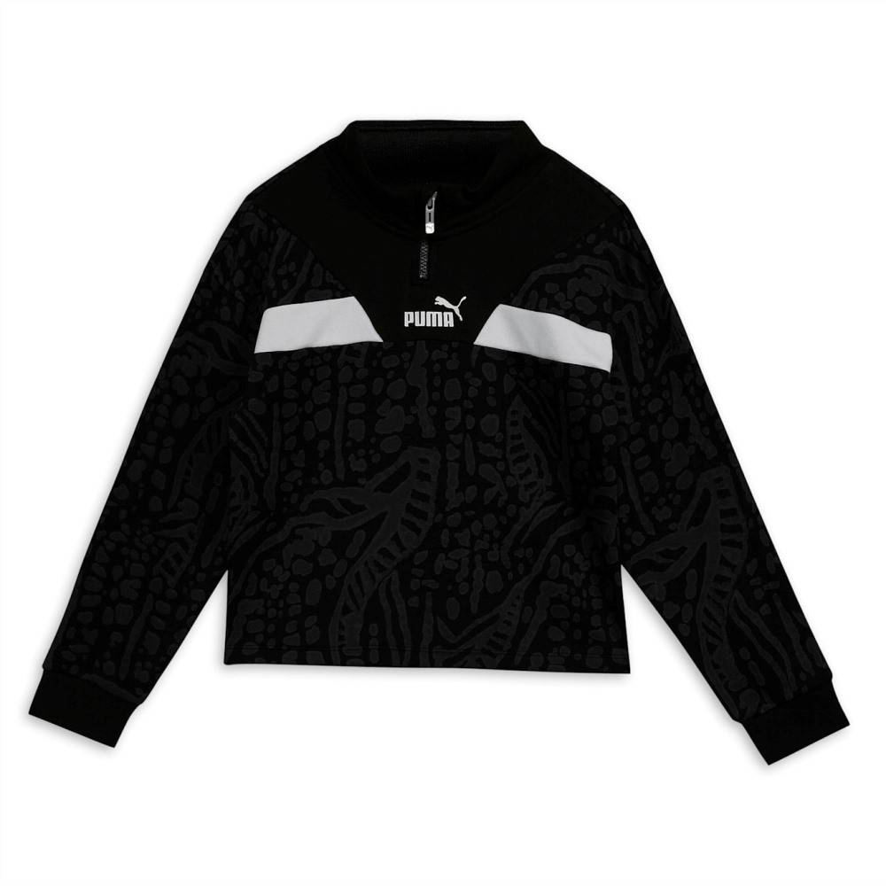 PUMA POWER HYPERNATURAL AOP HALF-ZIP FL G