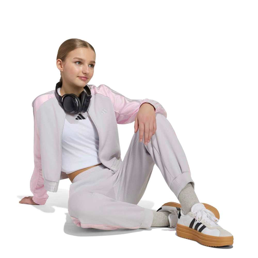 ADIDAS GIRLS SATIN TRACK SUIT