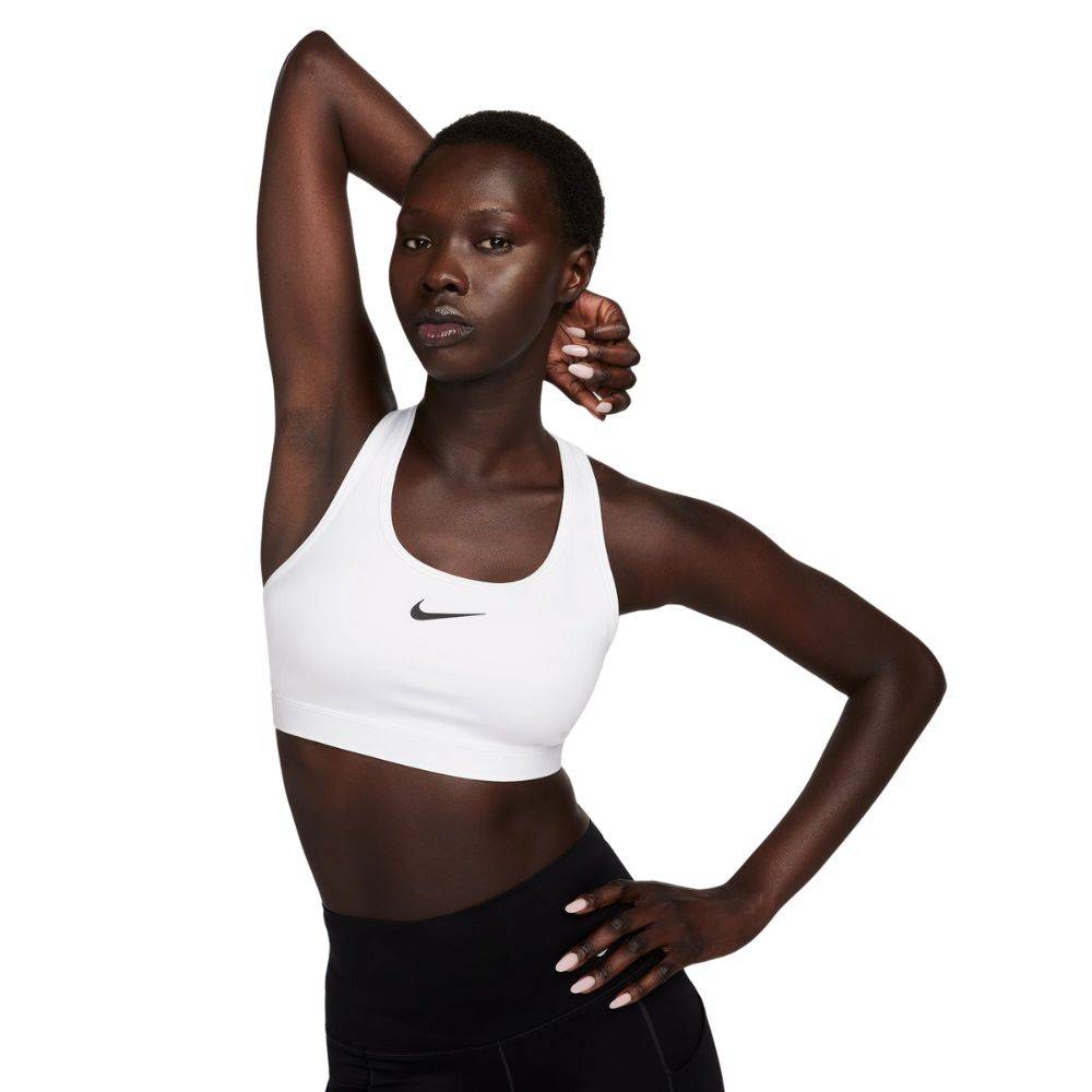 NIKE WOMENS SWOOSH MEDIUM-SUPPORT PADDED BRA