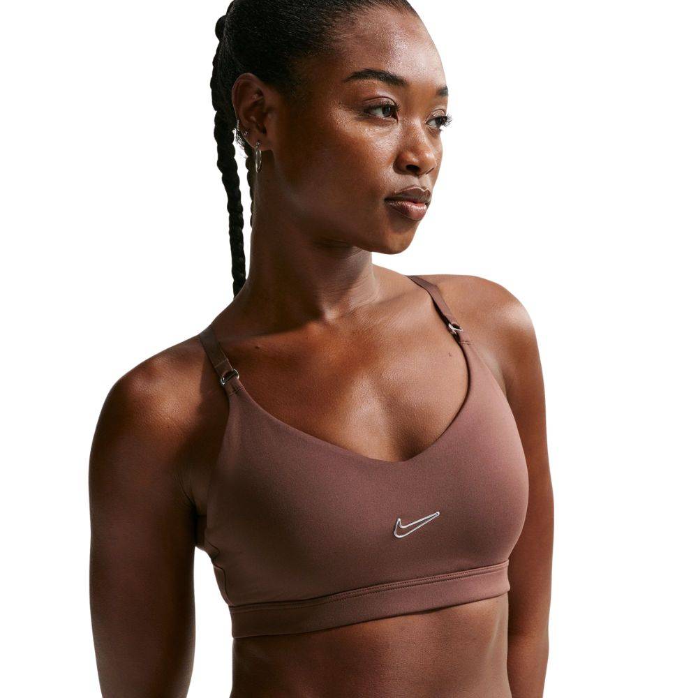 NIKE DRI-FIT INDY PADDED GLOSSY SPORT BRA