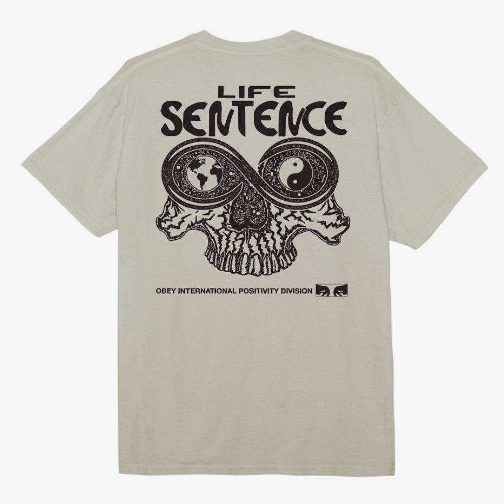 OBEY LIFE SENTENCE CLASSIC PIGMENT TEE