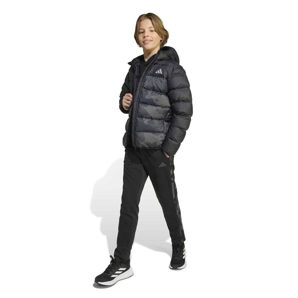ADIDAS YOUTH SYNTHETIC DOWN ALLOVER PRINT JACKET