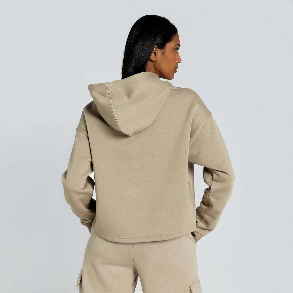 PUMA ESS CROPPED LOGO HOODIE FL
