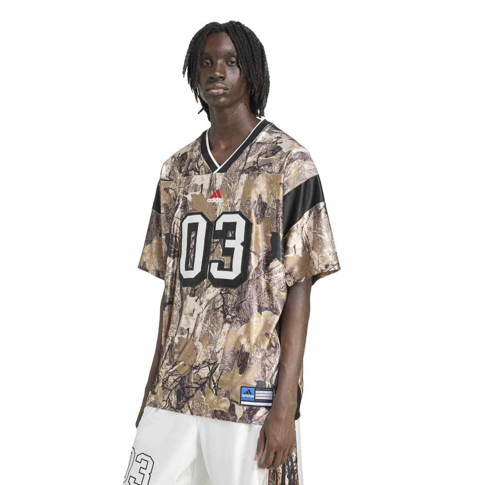 ADIDAS ORIGINALS M CAMO FOOTBALL JERSEY