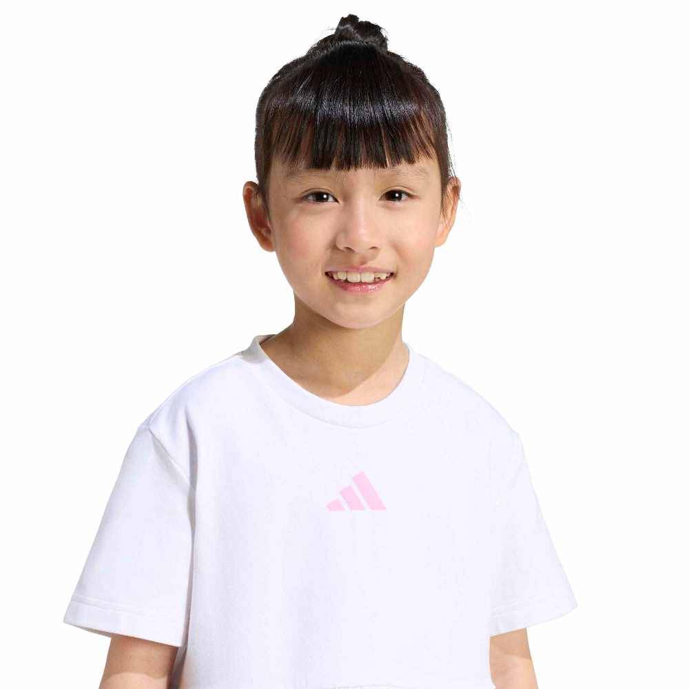 ADIDAS LITTLE GIRLS SEASONALS SWEAT RUFFLES SET