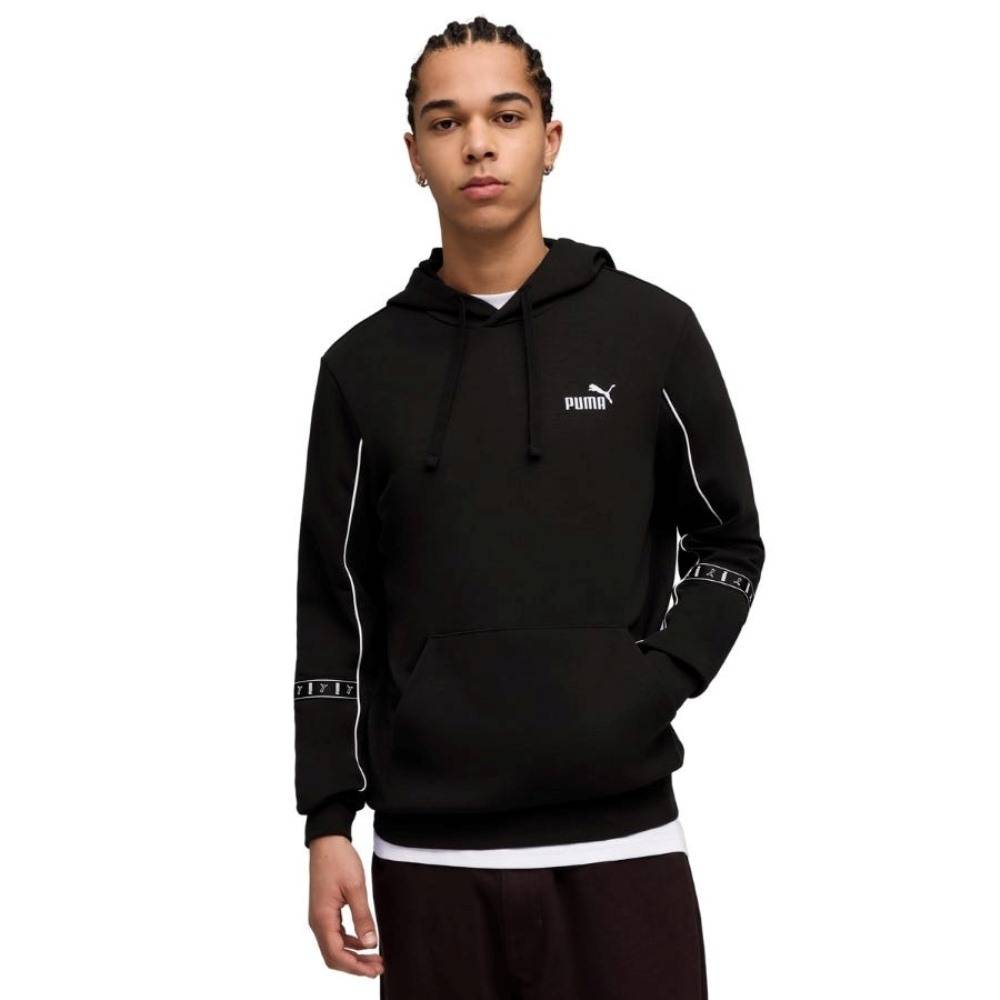 PUMA ESS TAPE LAYOUT HOODIE DK