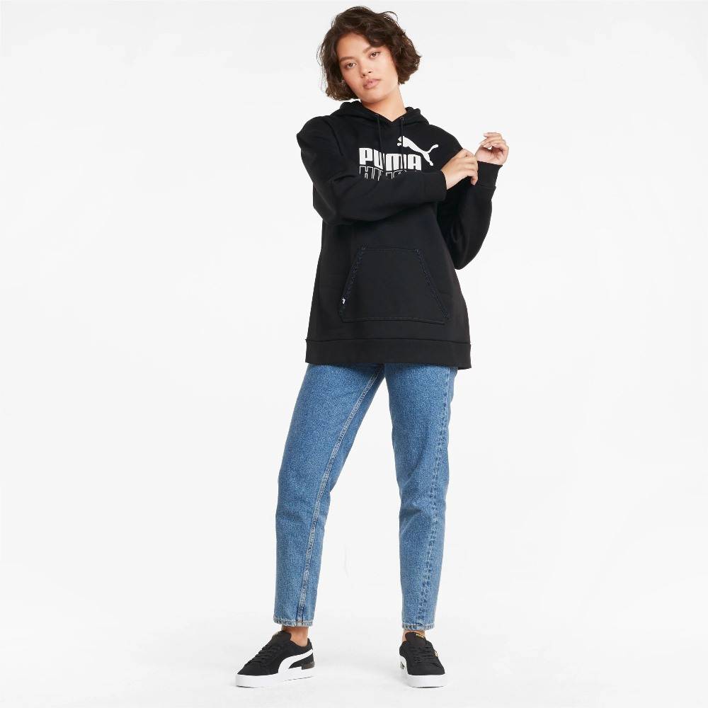 PUMA WOMENS POWER ELONGATED HOODIE