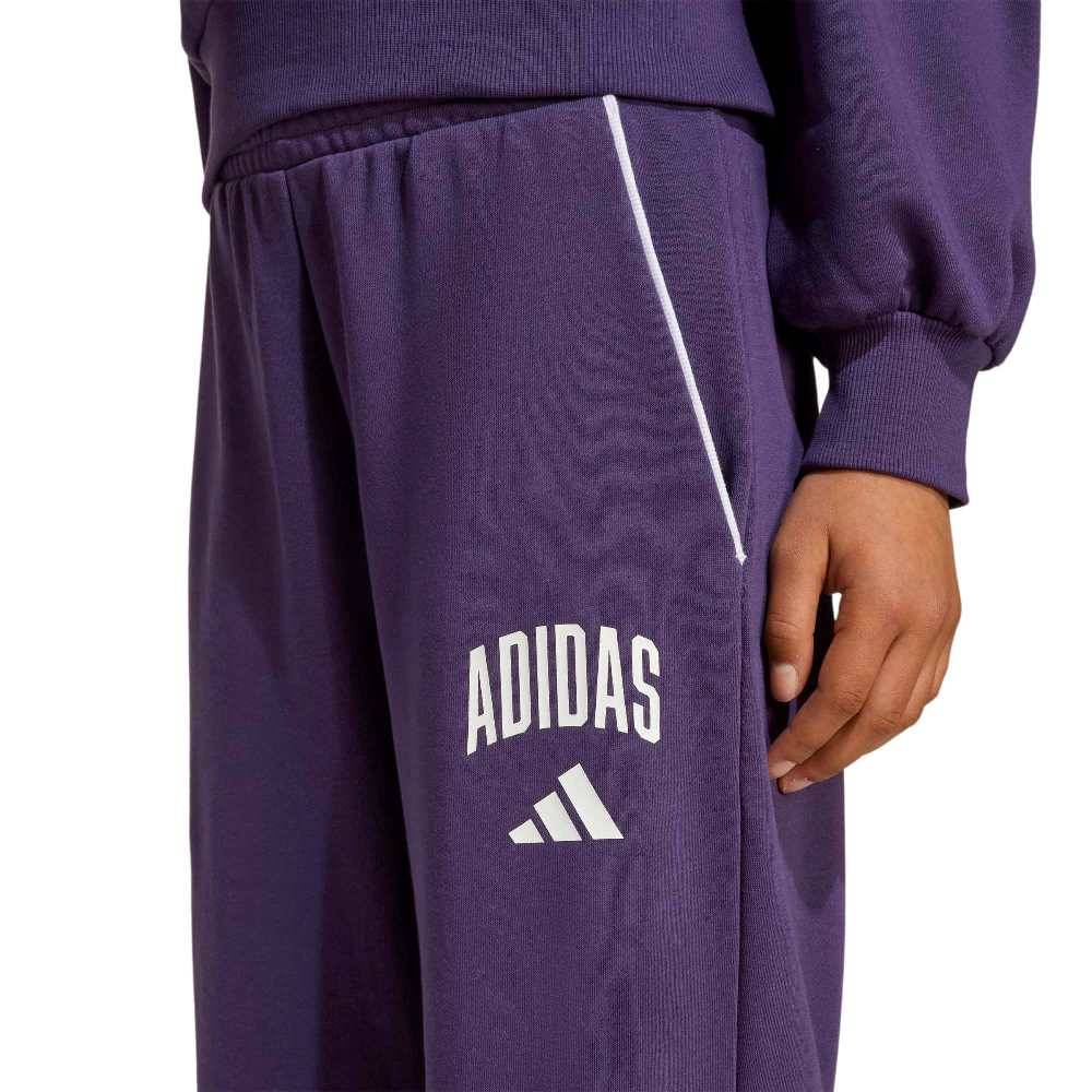 ADIDAS GIRLS SEASONALS ESSENTIALS COLLEGIATE TYPOGRAPHY PANT